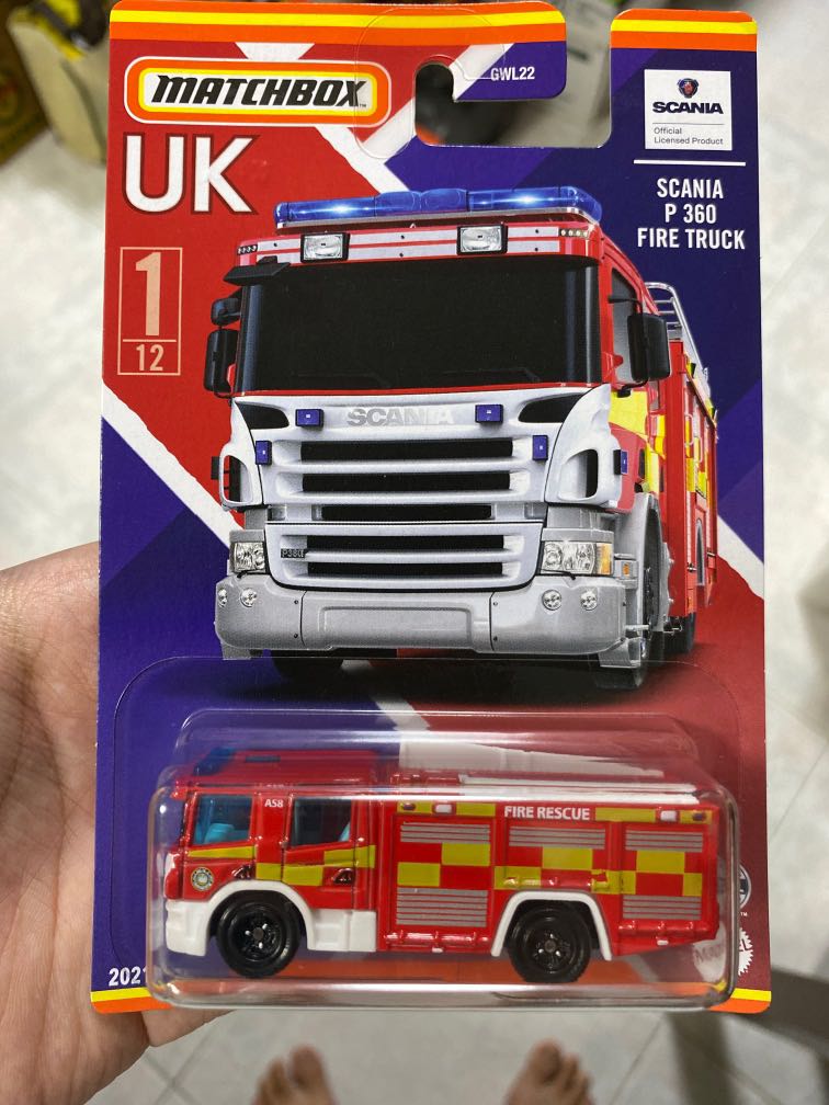 Matchbox scania fire engine clearance