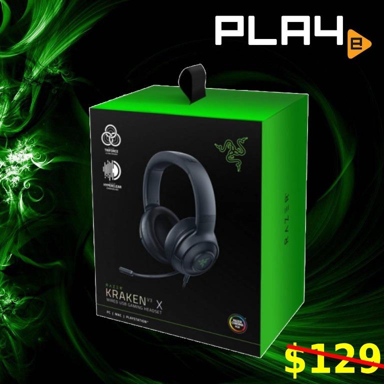 Razer Kraken V3 X Wired Usb Gaming Headset Brand New Audio Headphones Headsets On Carousell