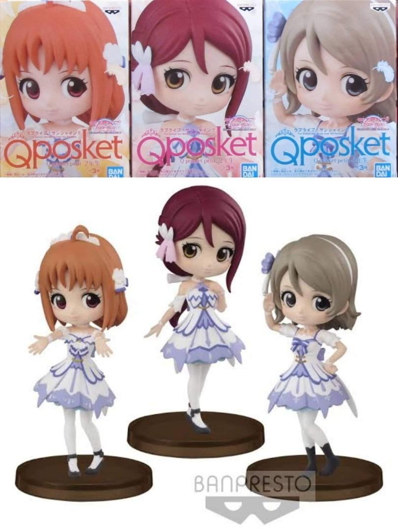 Rush Sale Q Posket Bandai Love Live Sunshine Anime Figures Bundle Set Of 3 Hobbies Toys Collectibles Memorabilia J Pop On Carousell