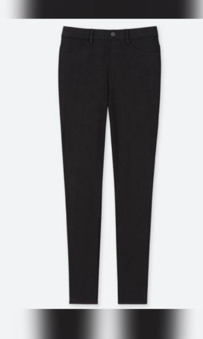 S Black Uniqlo Ultra Stretch Legging Pants Women S Fashion Clothes Bottoms On Carousell