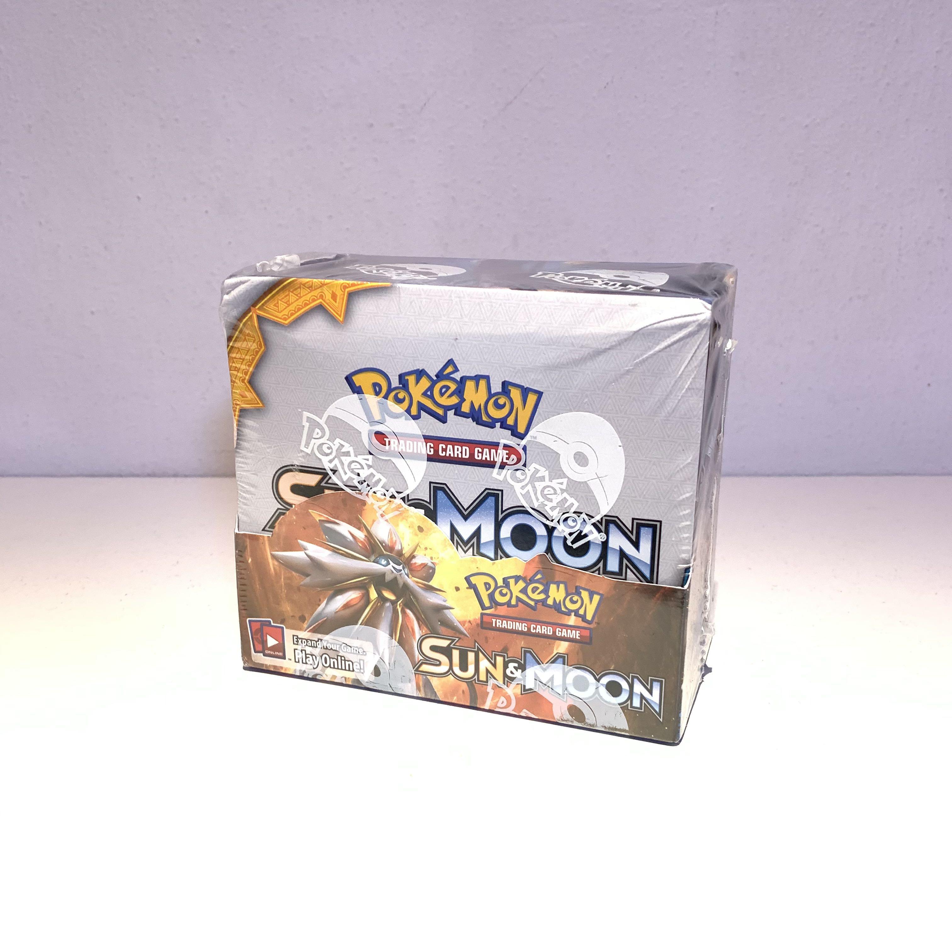 Sun Moon Base Set Booster Box Pokemon Tcg Holo Cards Charizard Pikachu Elite Trainer Pack