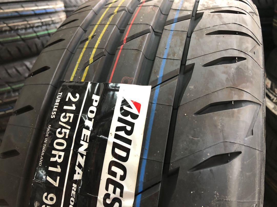 Tayar Baru 215 50 17 Bridgestone Potenza Re004 Auto Accessories On Carousell
