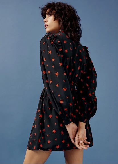 Topshop black star dress new arrivals