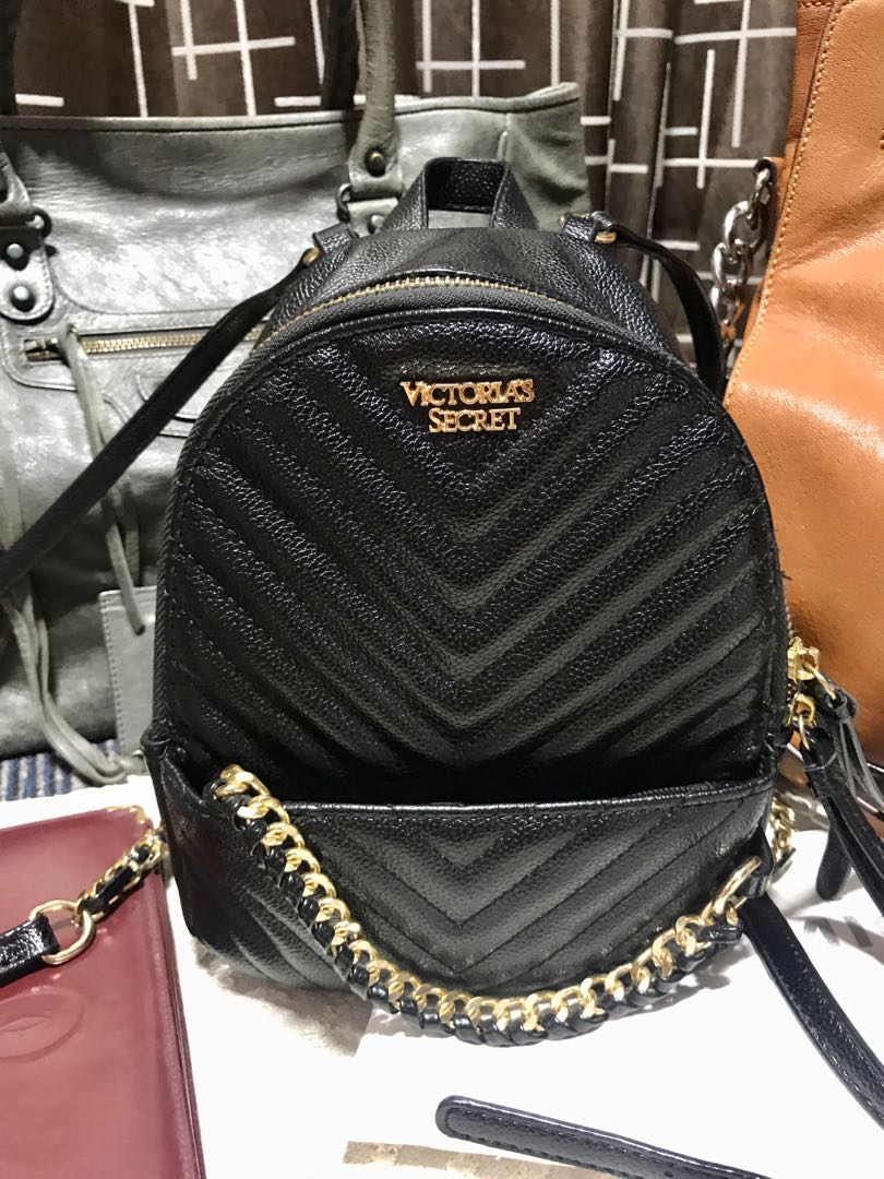 Victoria secret mini 2025 backpack black