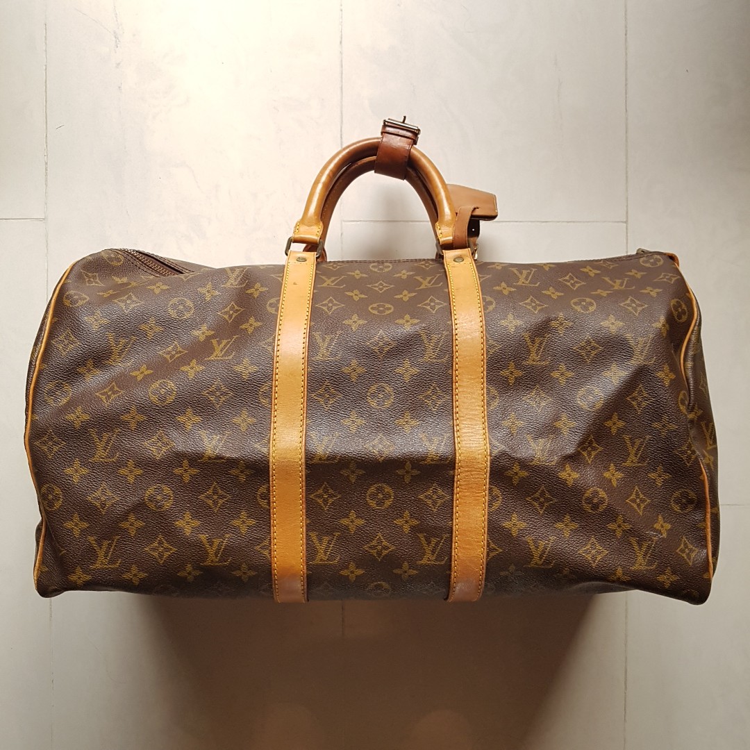 LOUIS-VUITTON-KEEPALL-65- TRAVEL BAG- EXTREMELY RARE & SOUGHT