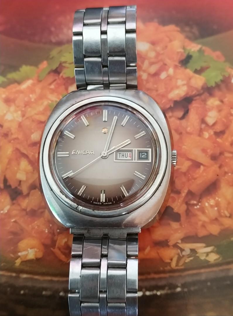 Vintage Enicar Automatic Watch. Men s Fashion Watches