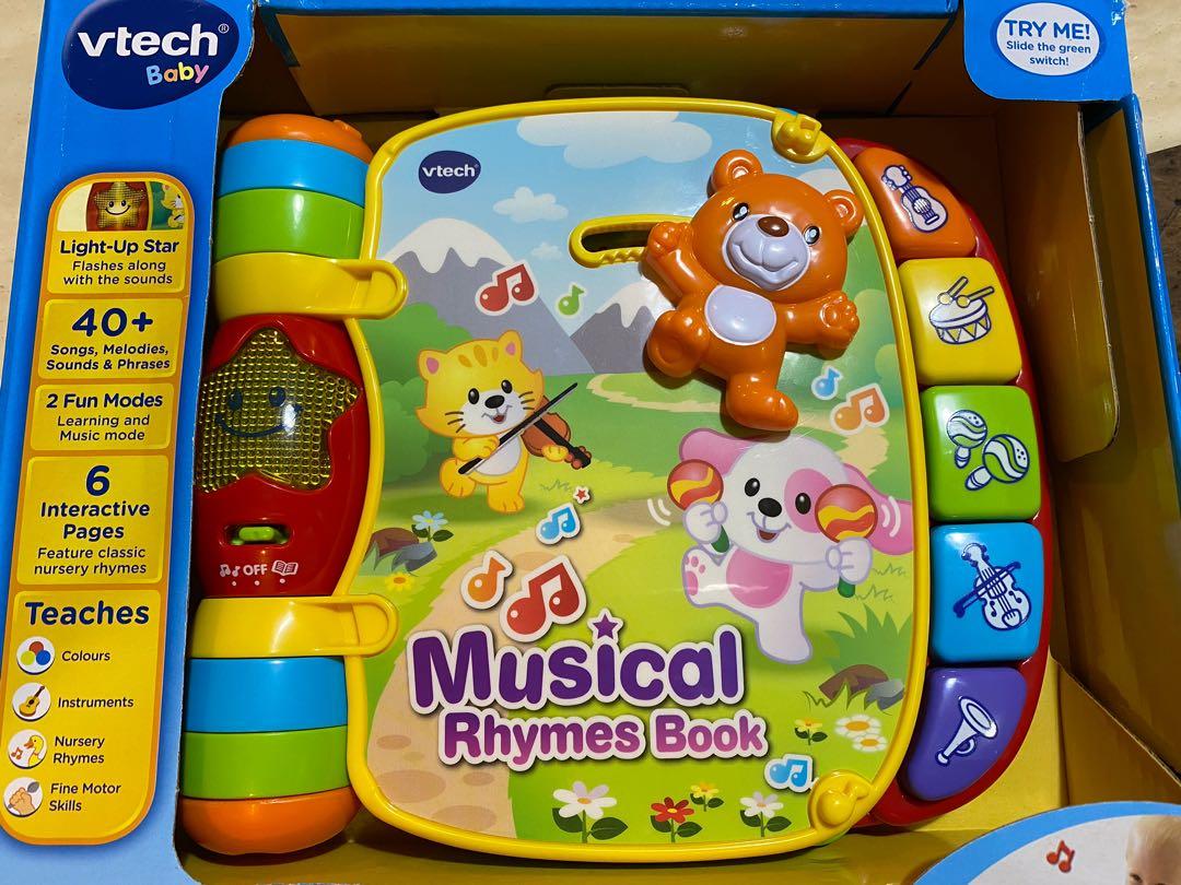 Vtech Musical Rhymes Book, Hobbies & Toys, Toys & Games on Carousell