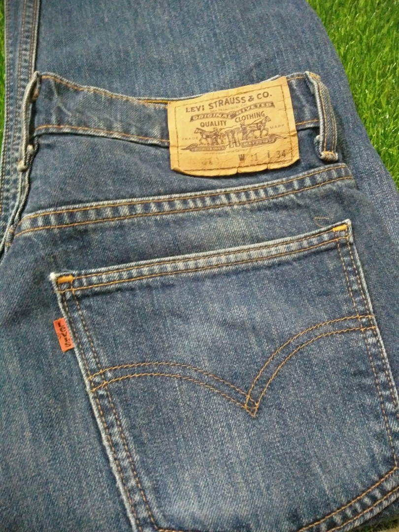 W31 Levi s 612 Orange Tab Men s Fashion Bottoms Jeans on Carousell