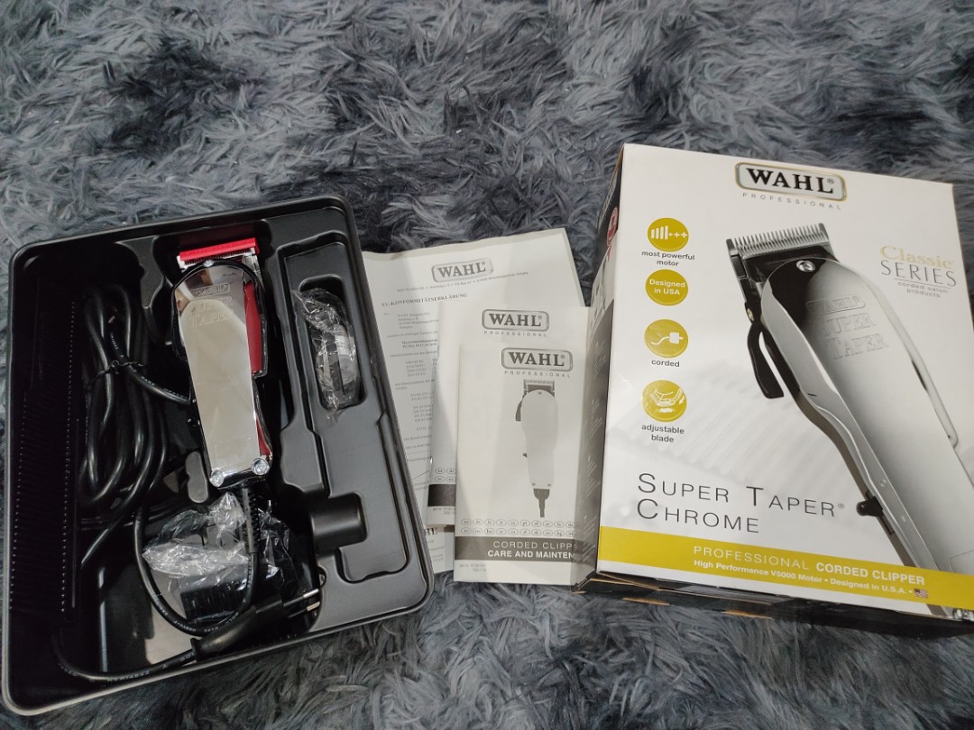 Wahl super sales taper chrome