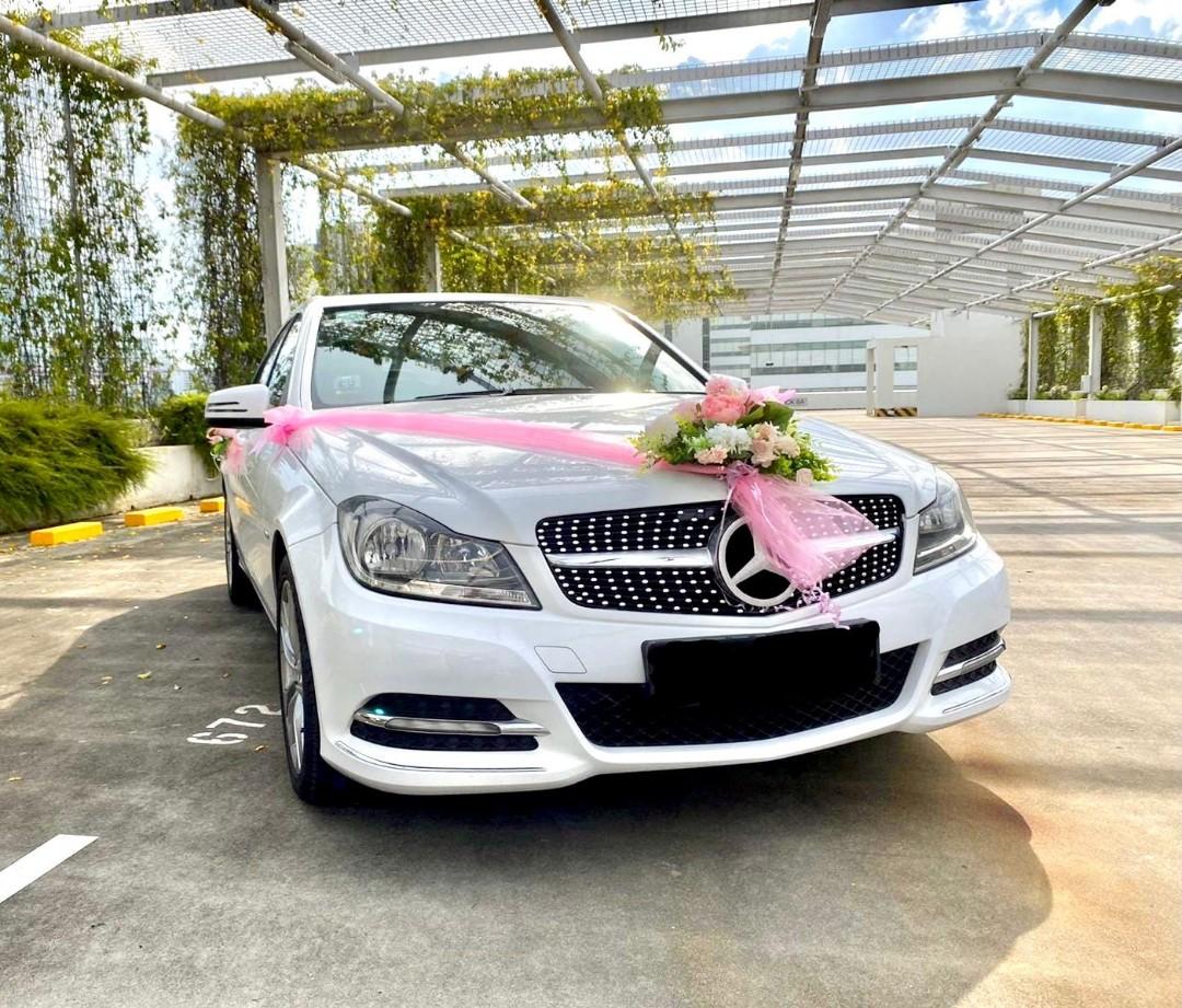 Wedding Car Service MercedesBenz C180, Cars, Car Rental on Carousell