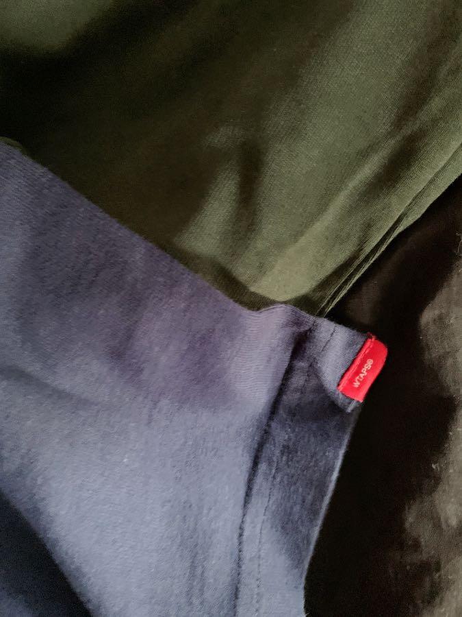 WTAPS TEE （分類：T-shirt、恤衫、有領衫）位於 Hong Kong。 由 fulllmoon 提交（商品編號 1078453049，圖片 4）。簡介： MADE IN JAPAN 新舊如圖 SIZE L 洗過兩次，有縮水 另外有一件軍綠色。