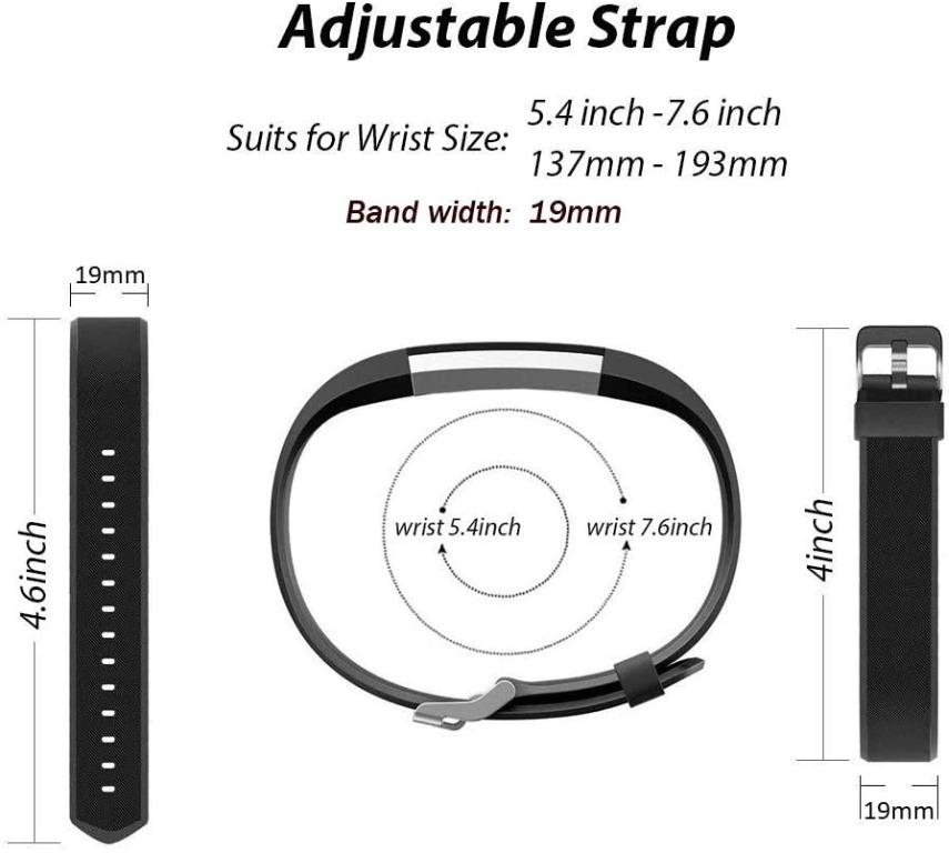ZURURU Veryfitpro ID115Plus HR Replacement Bands for Veryfit Pro