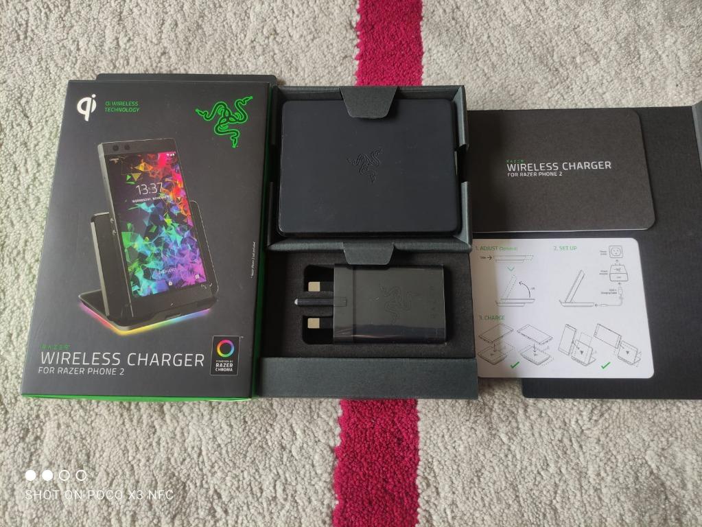 Cellphone Charger Wireless Charger Razer Phone Charging Stand