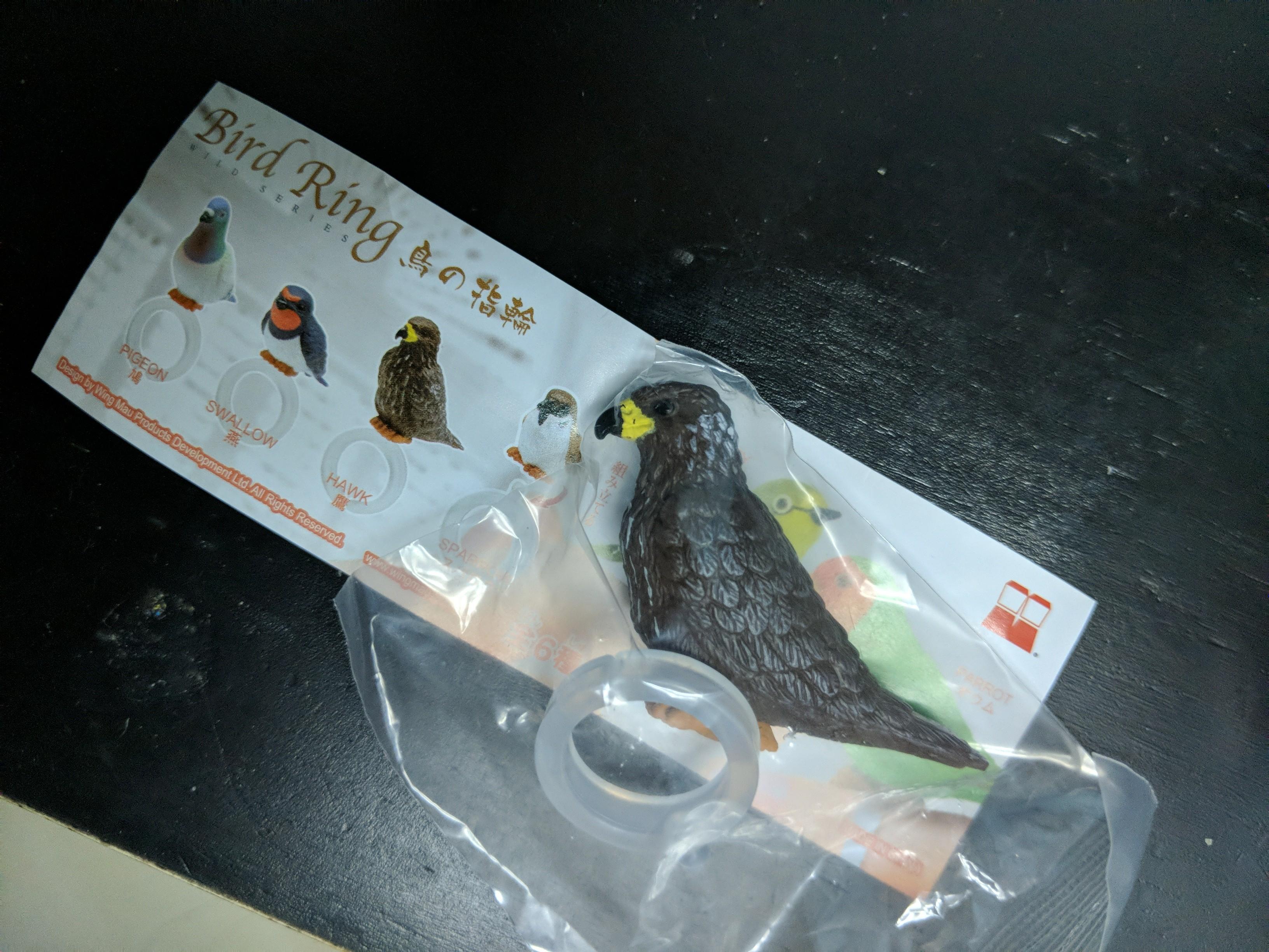 全新扭蛋bird Ring Wild Series 鳥之指輪鷹hawk 玩具擺設figure 全部蝕賣件件 28蚊 全部免費包埋平郵 轉數快fps Or Payme 執平貨手快有手慢冇喇 玩具 遊戲類 玩具 Carousell