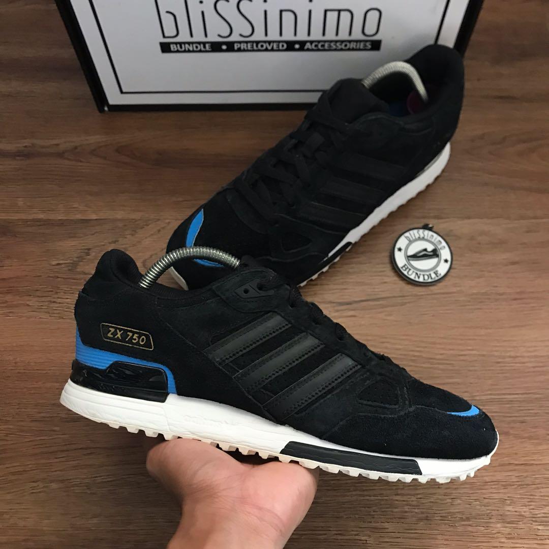 Adidas zx 750 black blue store