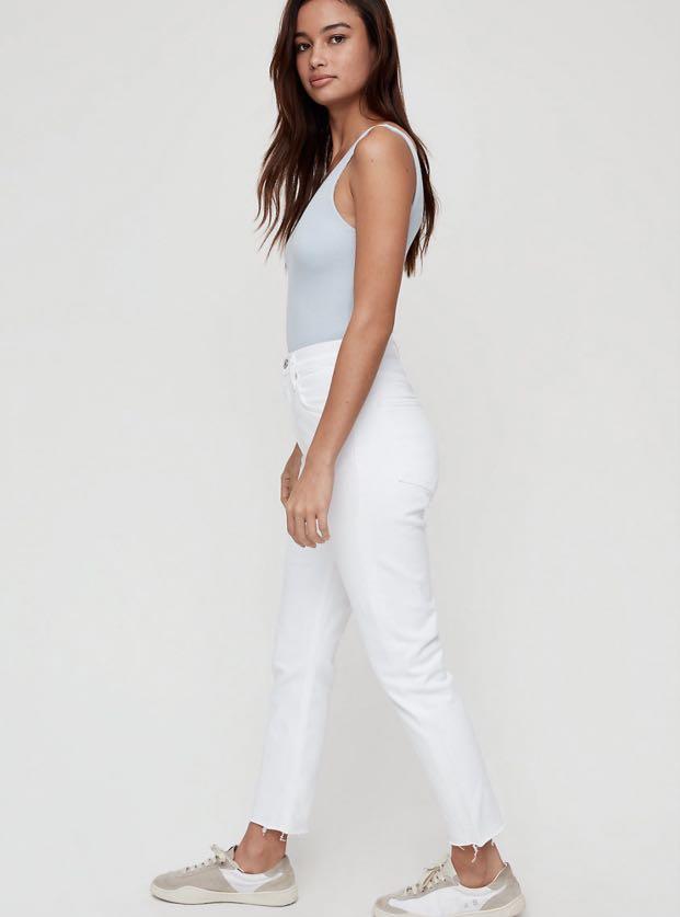 Agolde sale riley white