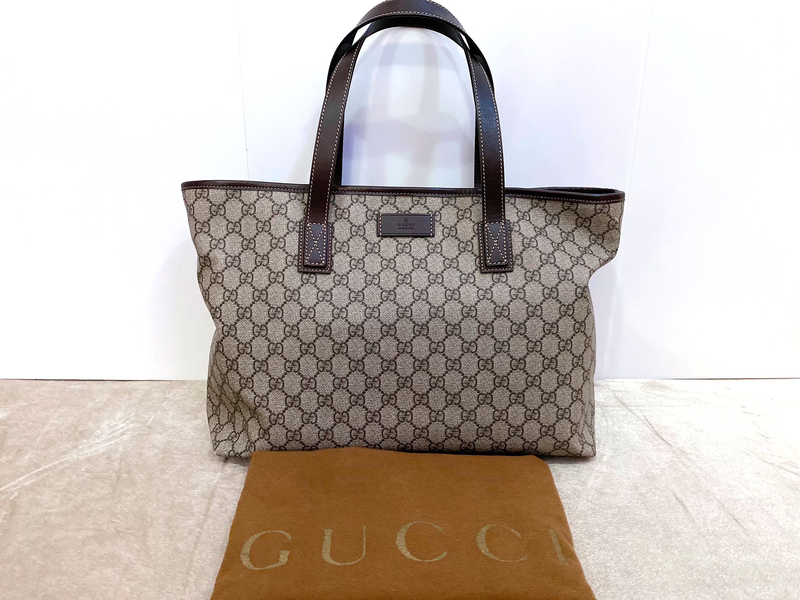 Gucci monogram large tote hot sale