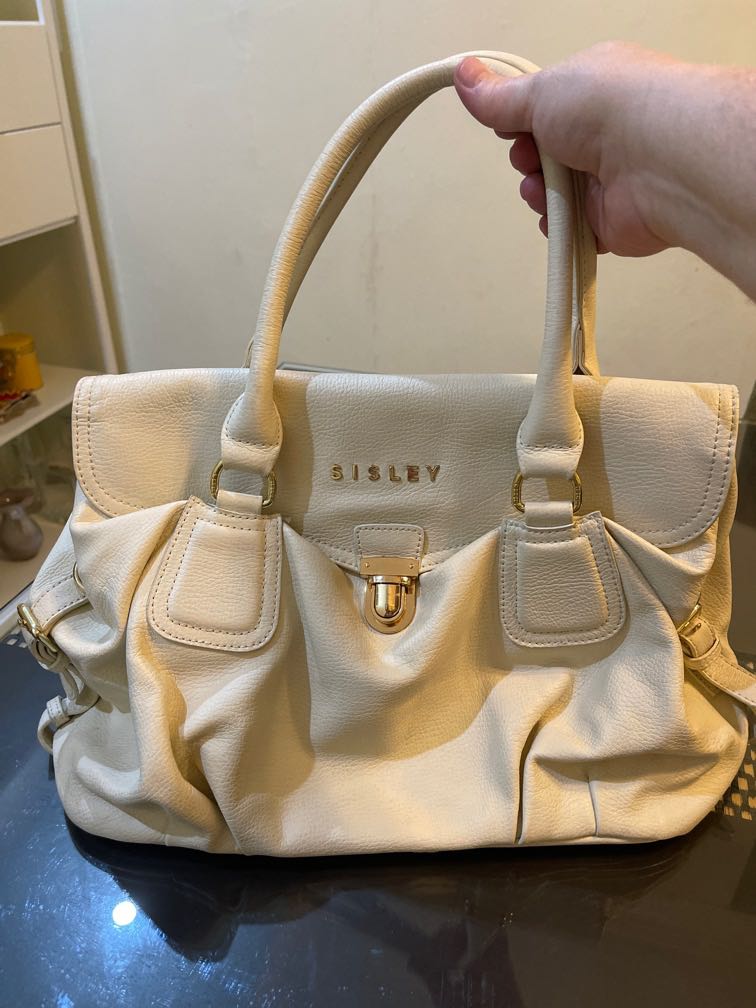 Sisley shop leather bag