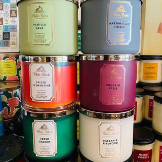 Bath and Body Works 3 Wick Candles Part 2