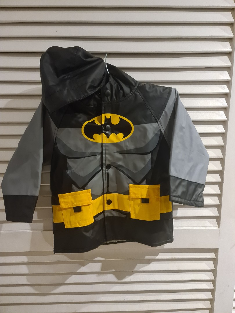 Batman raincoat, Babies & Kids, Babies & Kids Fashion on Carousell