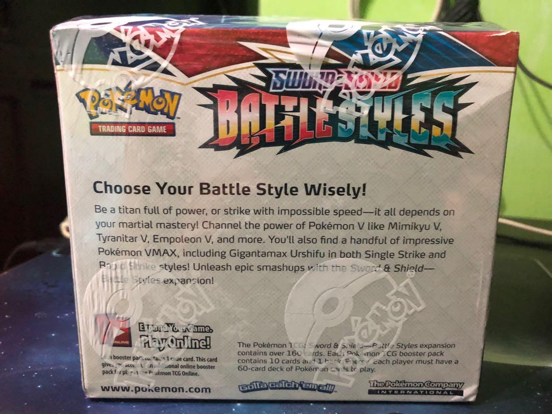 Battle Styles Booster Box, Toys & Games, Board Games & Cards on Carousell