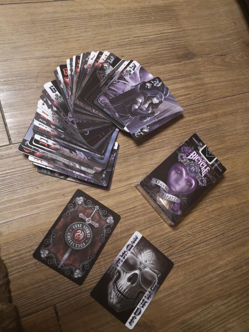 Bicycle 2012 Dark Hearts by Anne Stokes Playing Poker 808 Cards