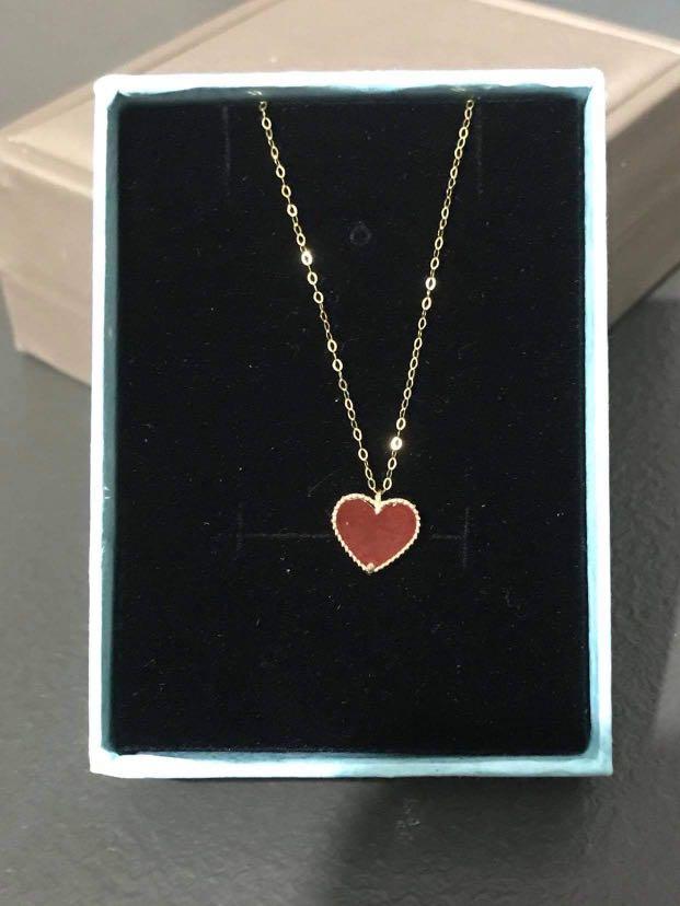 Vca heart clearance necklace