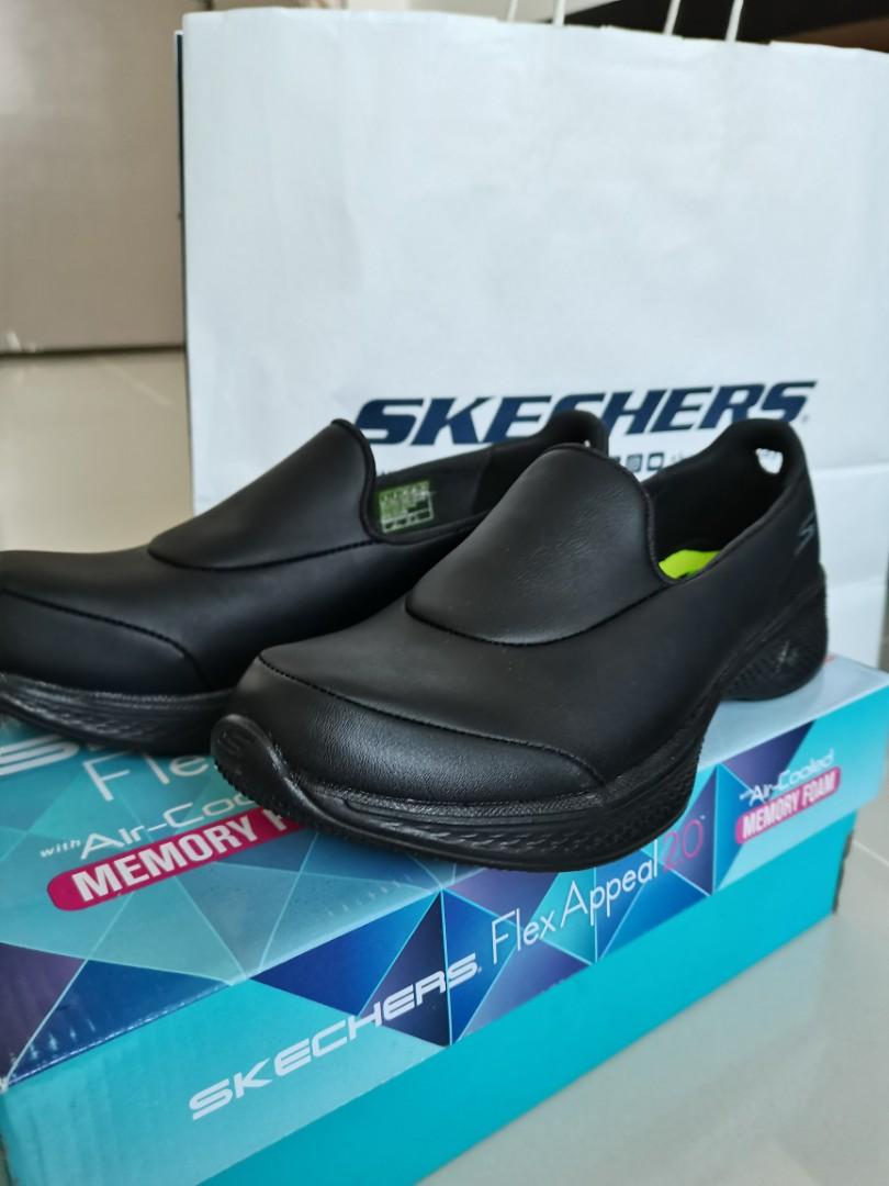 skechers goga max leather