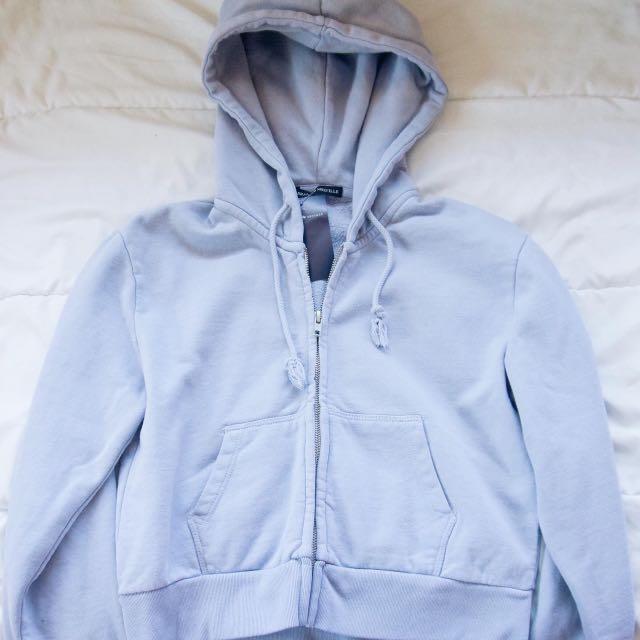 Periwinkle crystal hoodie clearance