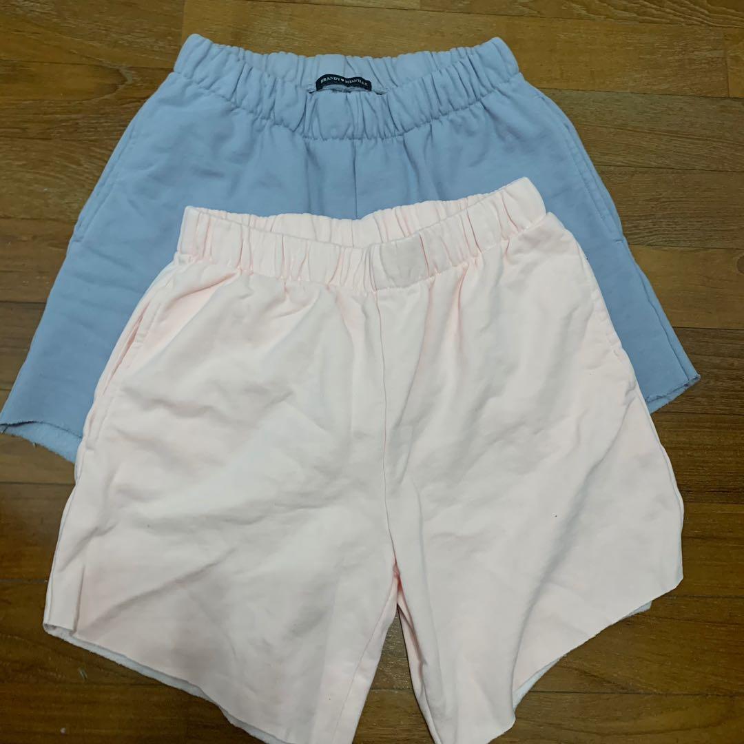 brandy melville rosa sweat shorts Women s Fashion Bottoms Other Bottoms on Carousell