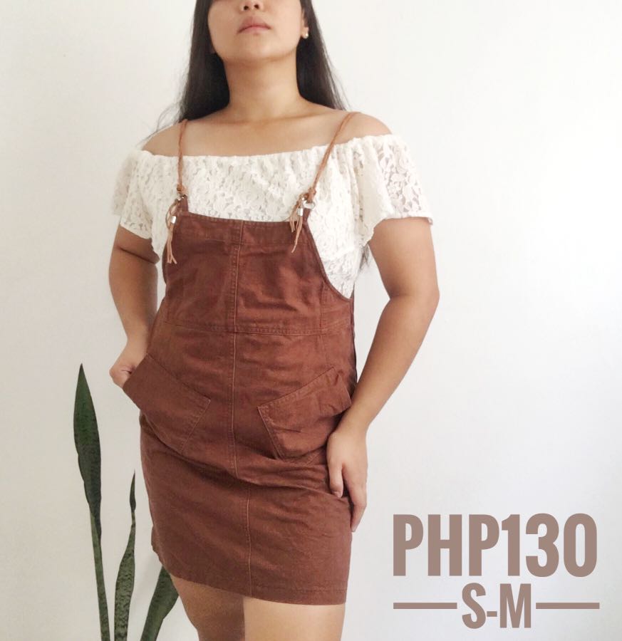 Brown jumper skirt discount
