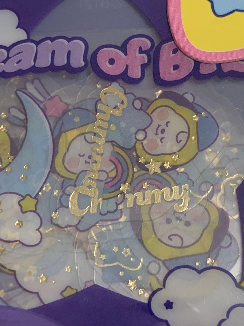 [BT21] BTS BT21 CHIMMY JIMIN LINE FRIENDS MONOPOLY STICKER FLAKES PACK ...