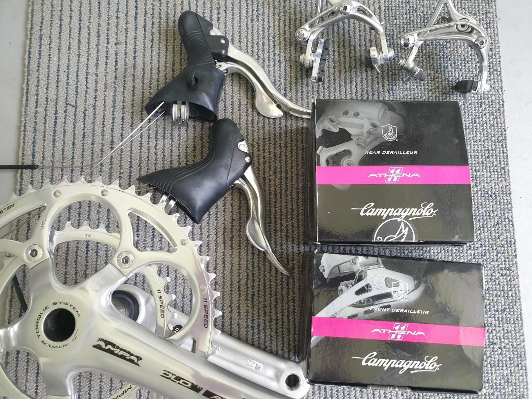 Campagnolo Athena 11 silver groupset, Sports Equipment, Bicycles 日本売れ筋ランキング Campagnolo CHORUS/ATHENA グループセット パーツ