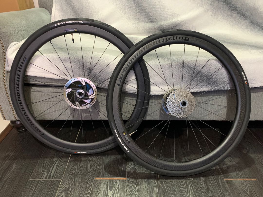 Carbon Nation 700c Carbon Wheelset gravel road bike Sports