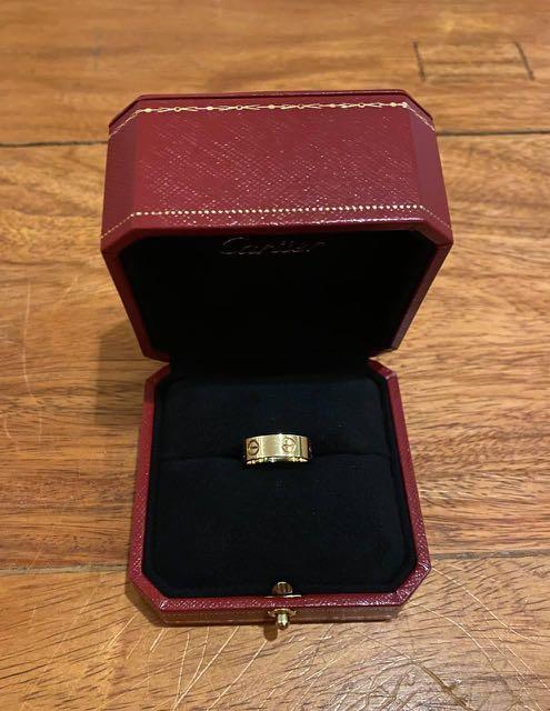 Cartier Love Ring Yellow Gold Women s Fashion Jewelry Organizers Rings on Carousell
