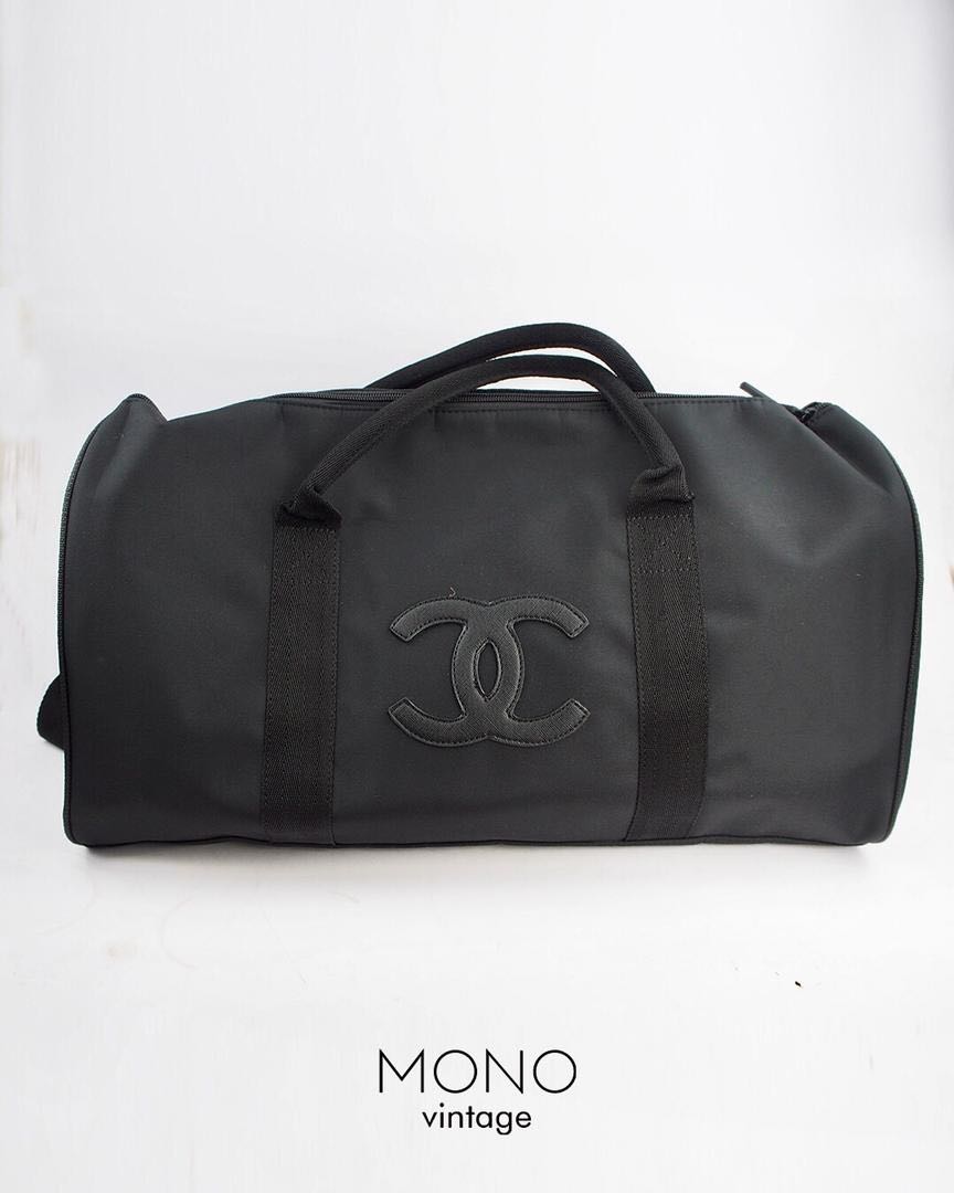 Chanel travel/Gym Bag, Luxury, Bags & Wallets on Carousell