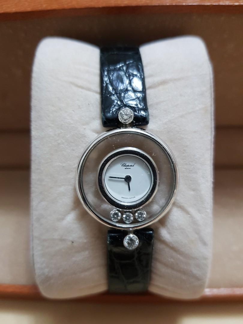 Chopard happy diamond ring white gold sale