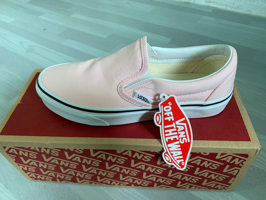 Pastel pink vans sale