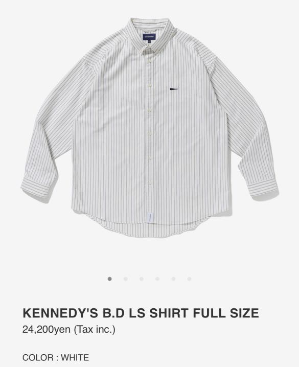 Descendant 21ss Kennedy Shirt white size 2 DWU Wtaps wcpo rack