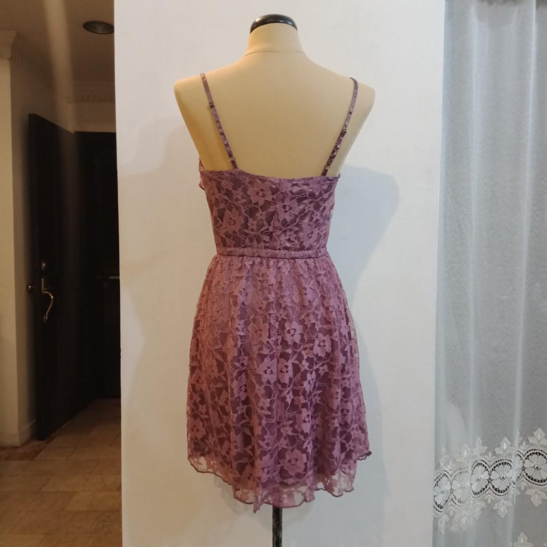 H&m purple lace dress shop