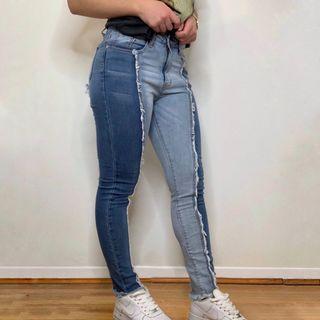 Fashion Nova Two-Tone Jeans Fashion Nova Two-Tone Jeans