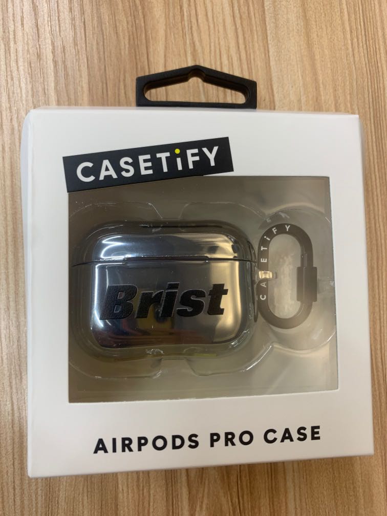 FCRB CASETiFY EMBLEM AirPods CASE SILVER