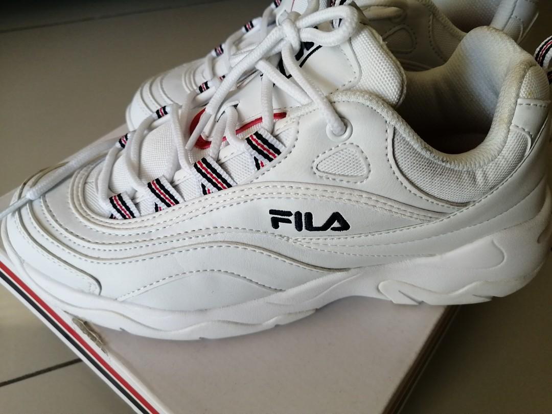 White fila womens trainers 2025