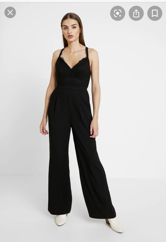 Forever new black lace 2024 jumpsuit