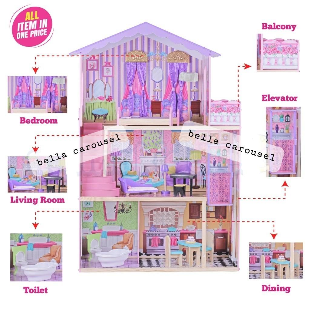 *FREE POST to West Malaysia only / Ready Stock* [house height 126cm