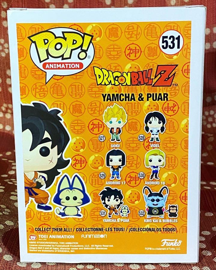 Funko Pop’s Vinyl Figure Dragon Ball Z Yamcha and Puar 531, Hobbies