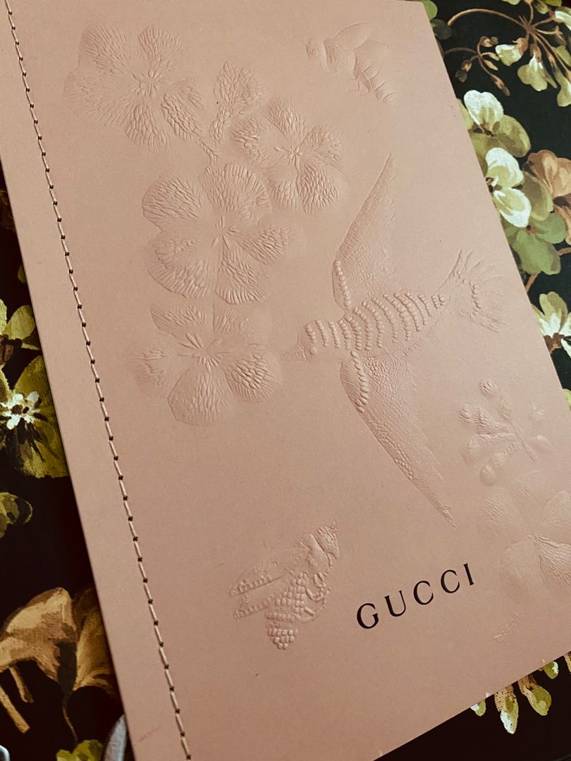 GUCCI Bag Catalogue BeautifullyEmbossed Cover Luxury