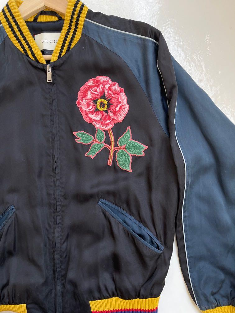 gucci silk jacket