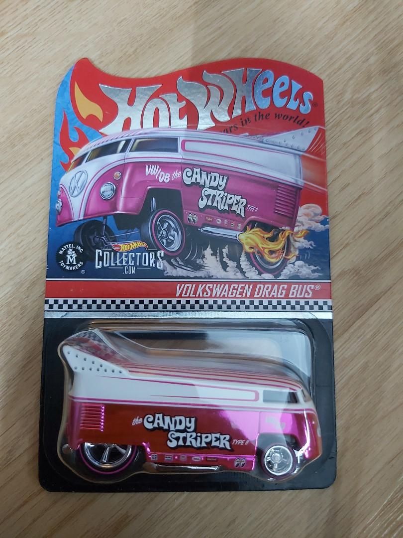 *RESERVED* Hot Wheels Candy Striper Volkswagen Drag Bus RLC, Hobbies
