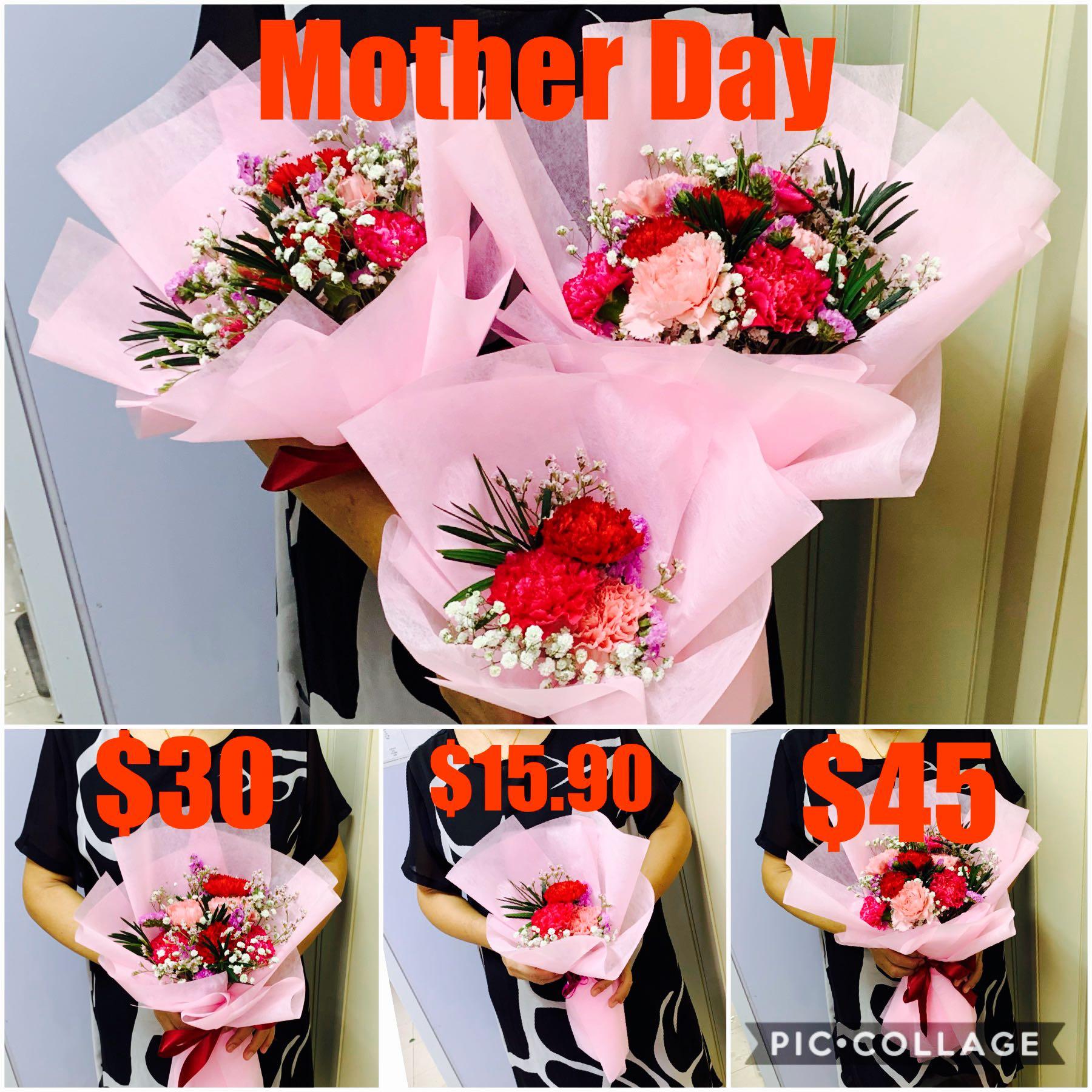 Huamama Mother Day Delivery Fresh Flower Bouquet Mother S Day 2021 Hobbies Toys Stationary Craft Flowers Bouquets On Carousell